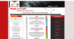 Desktop Screenshot of mangiacomescrivi.it